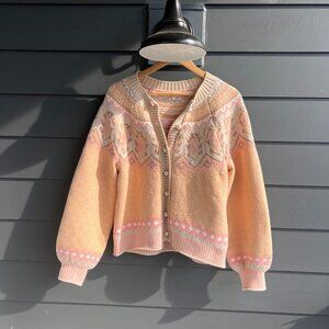 LoveShackFancy Wool Knit Cardigan